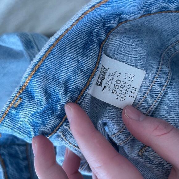 Vintage levis 550 made in usa relaxed fit tapered jeans - Picture 6 of 6